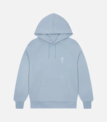 Felpa con cappuccio Trapstar Foundation azzurra