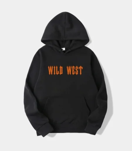 Felpa nera del selvaggio West di Trapstar