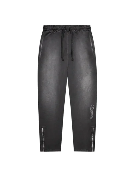 Pantaloni Trapstar Hyperdrive nero grigio da uomo