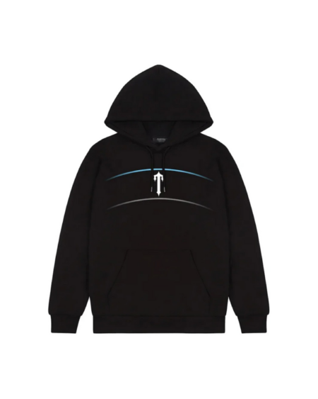 Felpa con cappuccio nera Trapstar London