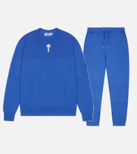 Tuta Trapstar Irongate T con girocollo Blu brillante