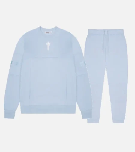 Tuta Trapstar Irongate T con girocollo Blu ghiaccio